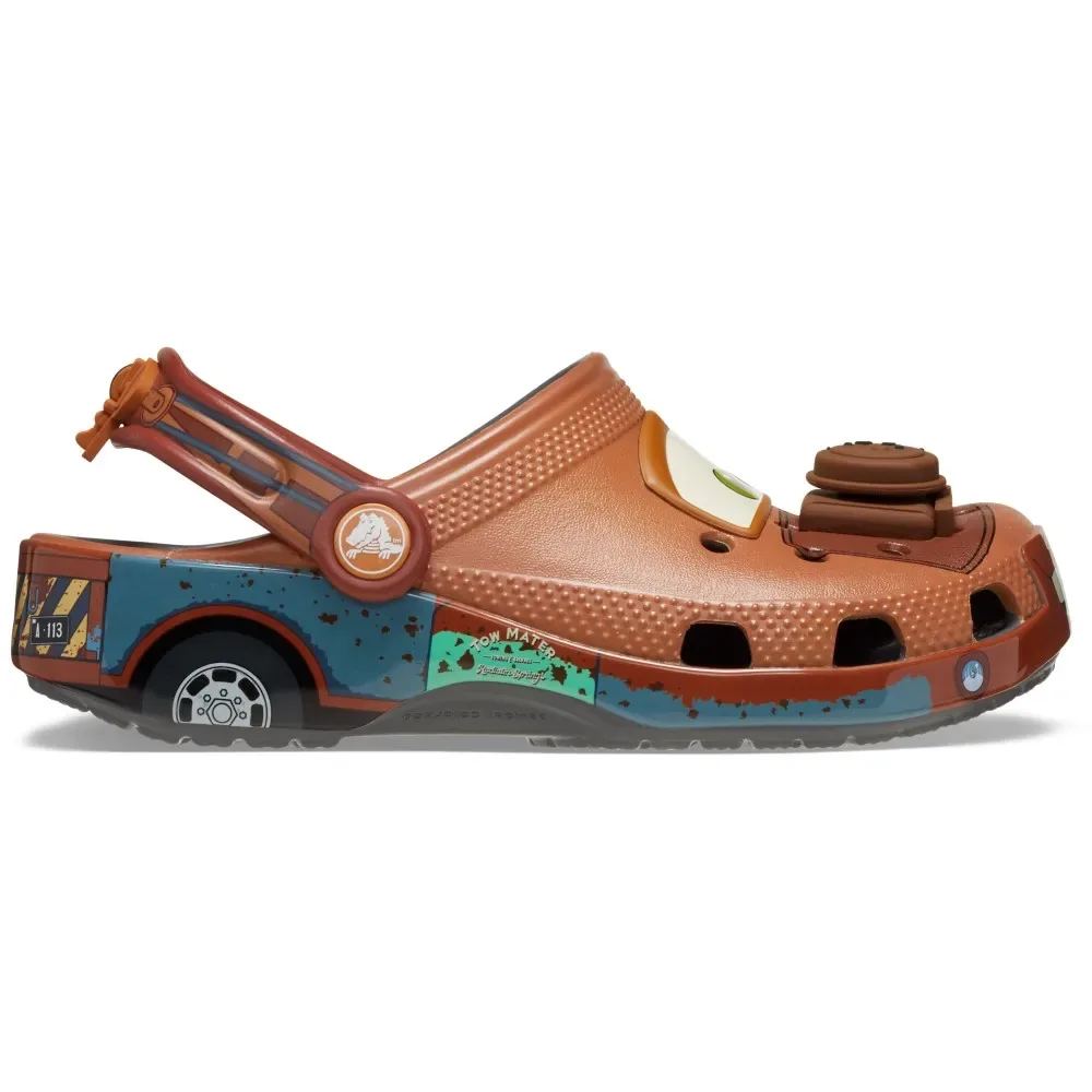 Zueco Crocs Cars Mater Classic Clog Juvenil