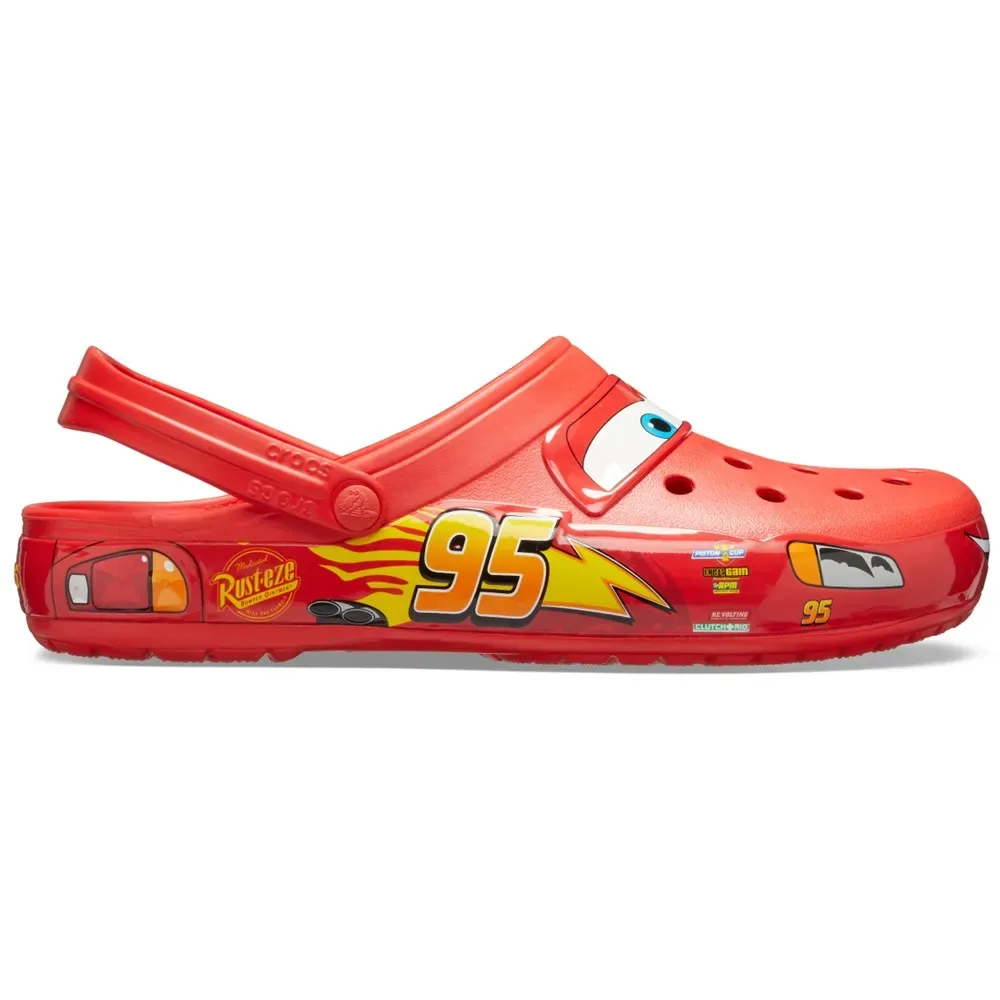 Zueco Crocs Lights Lightning McQueen Clog