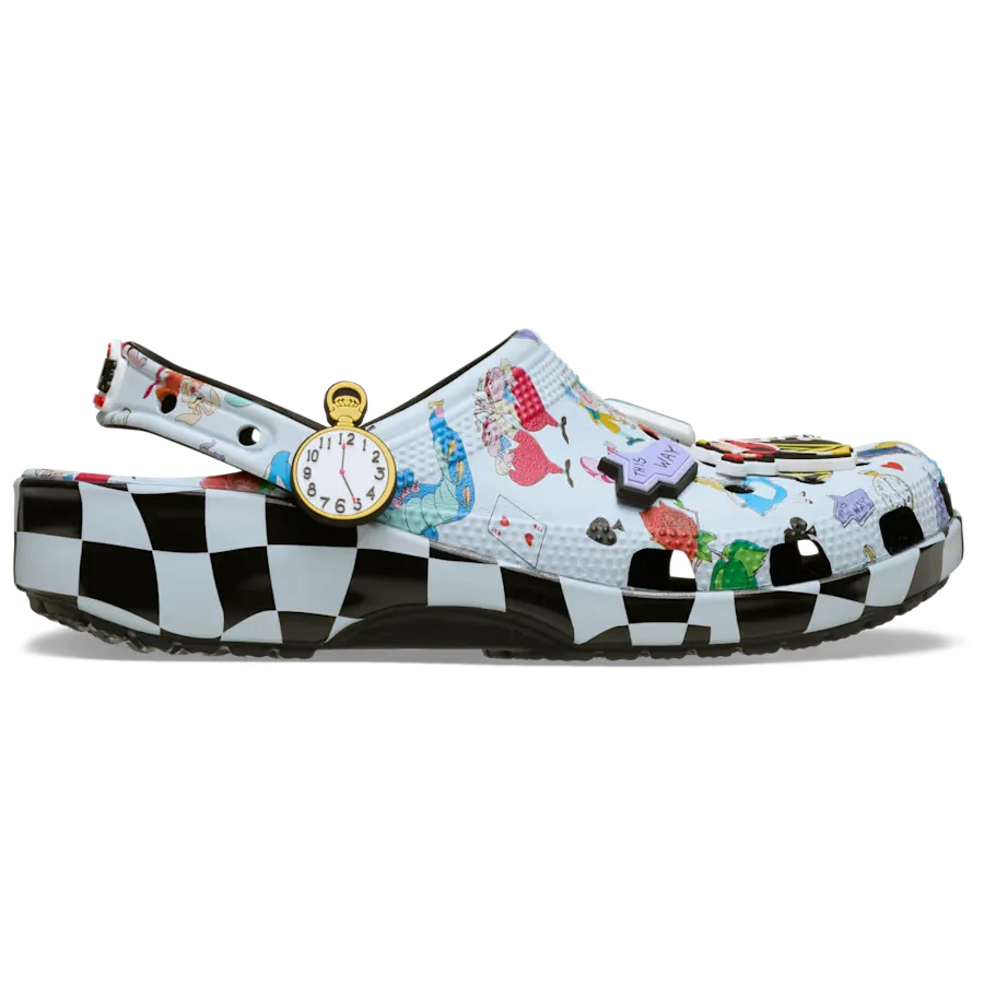 Zueco Crocs Wonderland Print Classic Clog